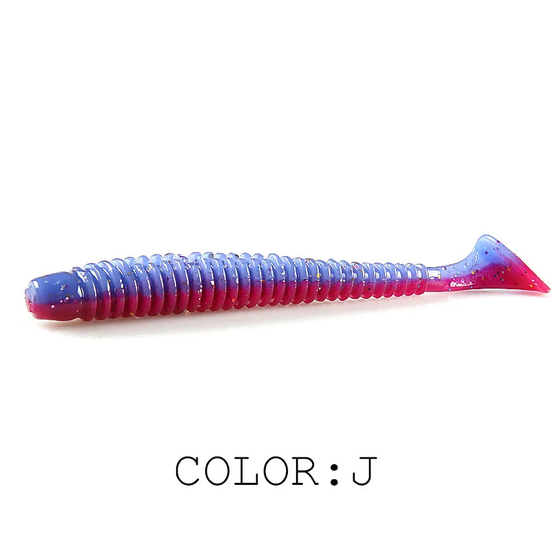 Supercontinent Swing Impact Ring Shad Fishing Lure 6pcs/10pcs/20pcs Artificial Pesca Leurre Souple Fishing Lures