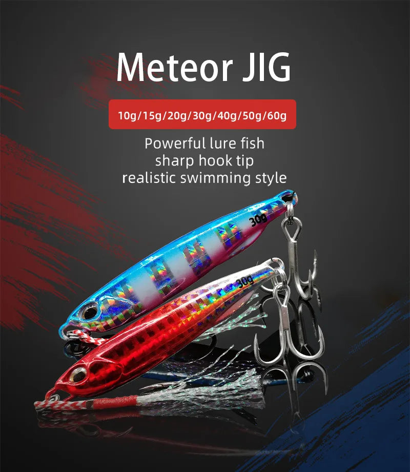 Atriptime Metal Cast Jig Spoon (10-50g)
