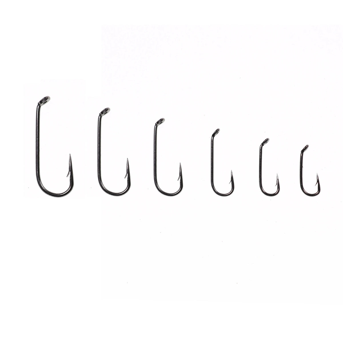 Bimoo 2X Dry Fly Hooks Black Nickel (50/100 Pack)