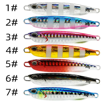 Atriptime Metal Cast Jig Spoon (10-50g)