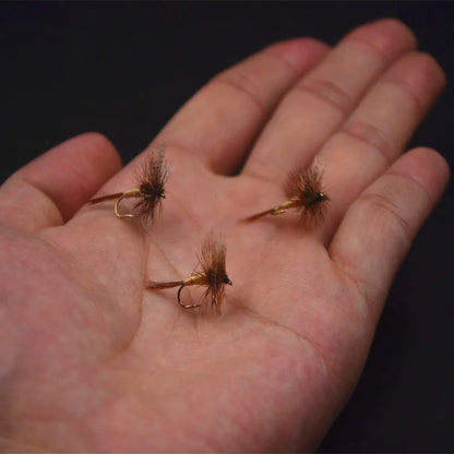 CONTEMPLATOR March Brown Mayfly Dry Fly #12 (5 Pack)