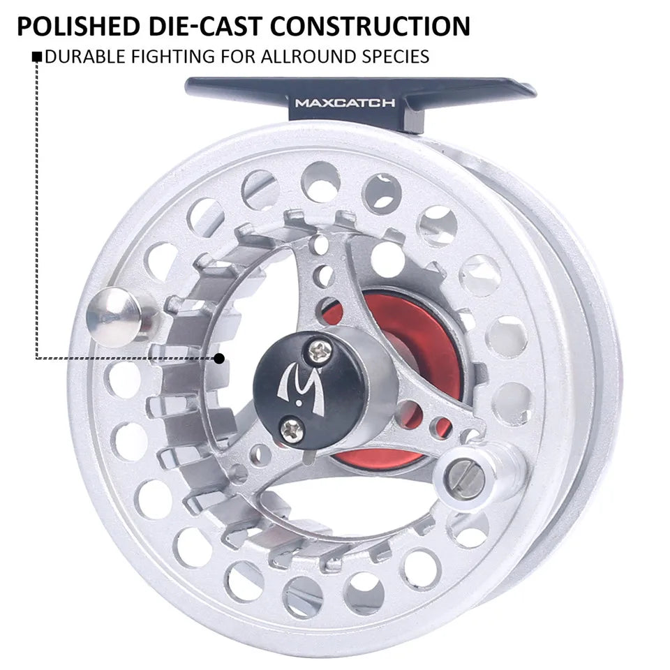 MAXIMUMCATCH ECO Ultra-Light Large Arbor Fly Reel 2-8WT