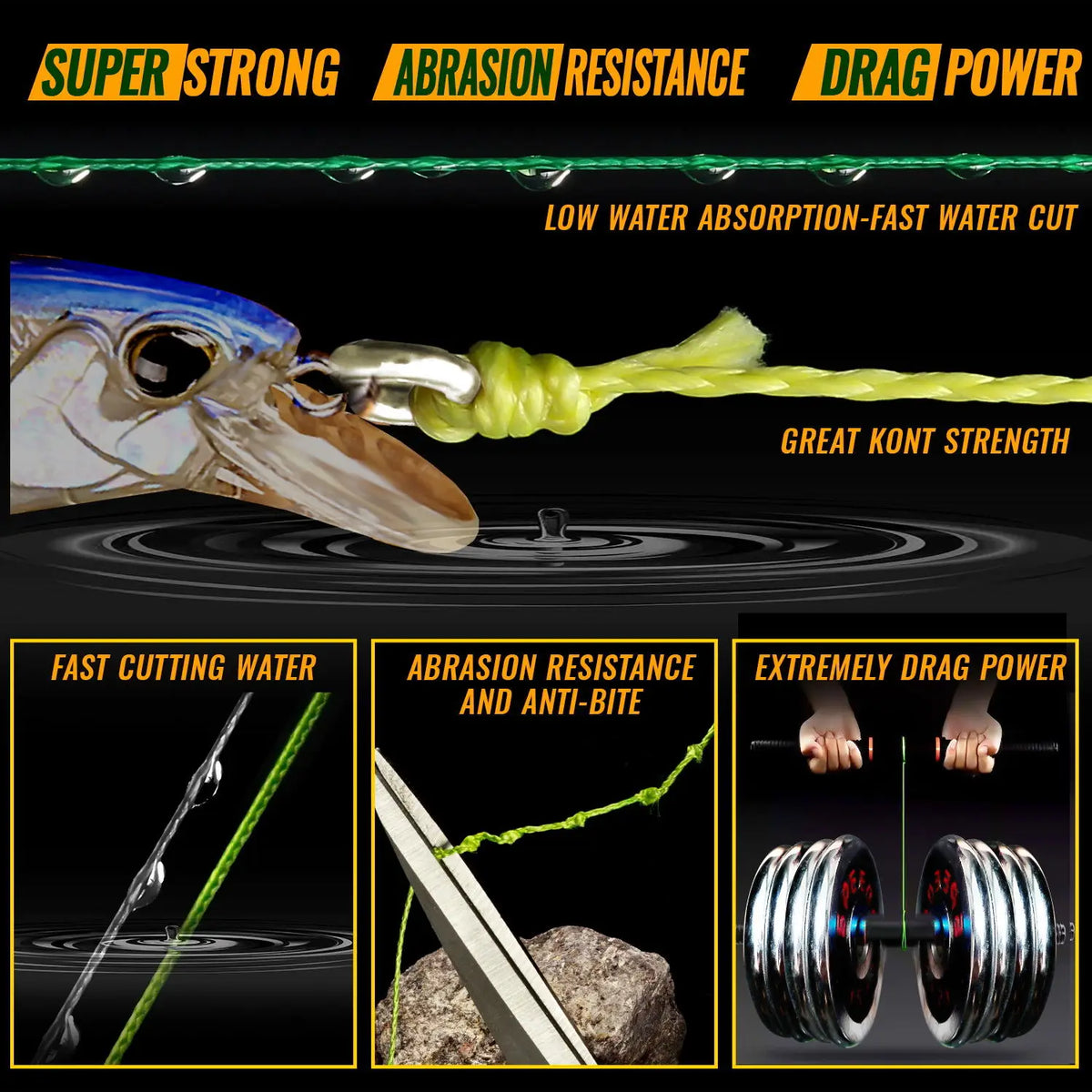 JOF 4 Strand Braided PE Fishing Line