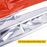 Compact Bivy Sack Emergency Survival Sleeping Bag Portable Waterproof Reusable Thermal Sleeping Bags Mylar Survival Blanket