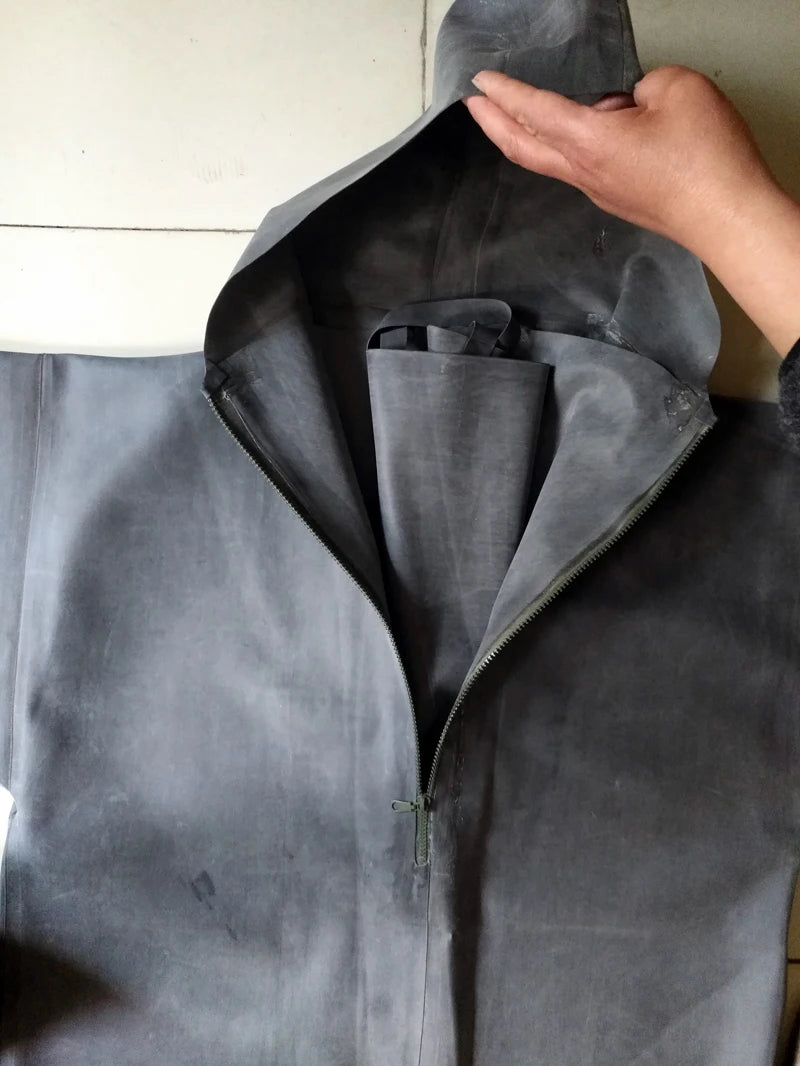 1mm Rubber Zip Wader Suit with Socks