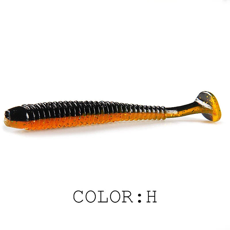 Supercontinent Swing Impact Ring Shad Fishing Lure 6pcs/10pcs/20pcs Artificial Pesca Leurre Souple Fishing Lures