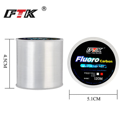 FTK Fluorocarbon Coated Line 120m