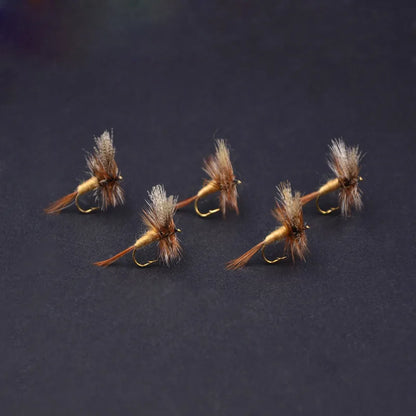CONTEMPLATOR March Brown Mayfly Dry Fly #12 (5 Pack)
