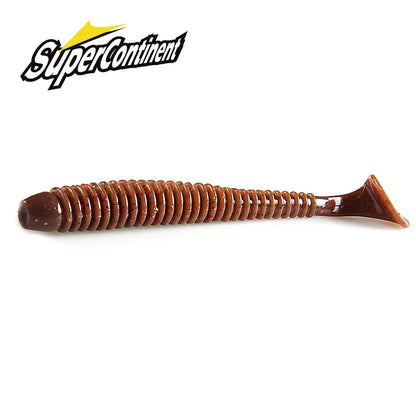 Supercontinent Swing Impact Ring Shad Fishing Lure 6pcs/10pcs/20pcs Artificial Pesca Leurre Souple Fishing Lures