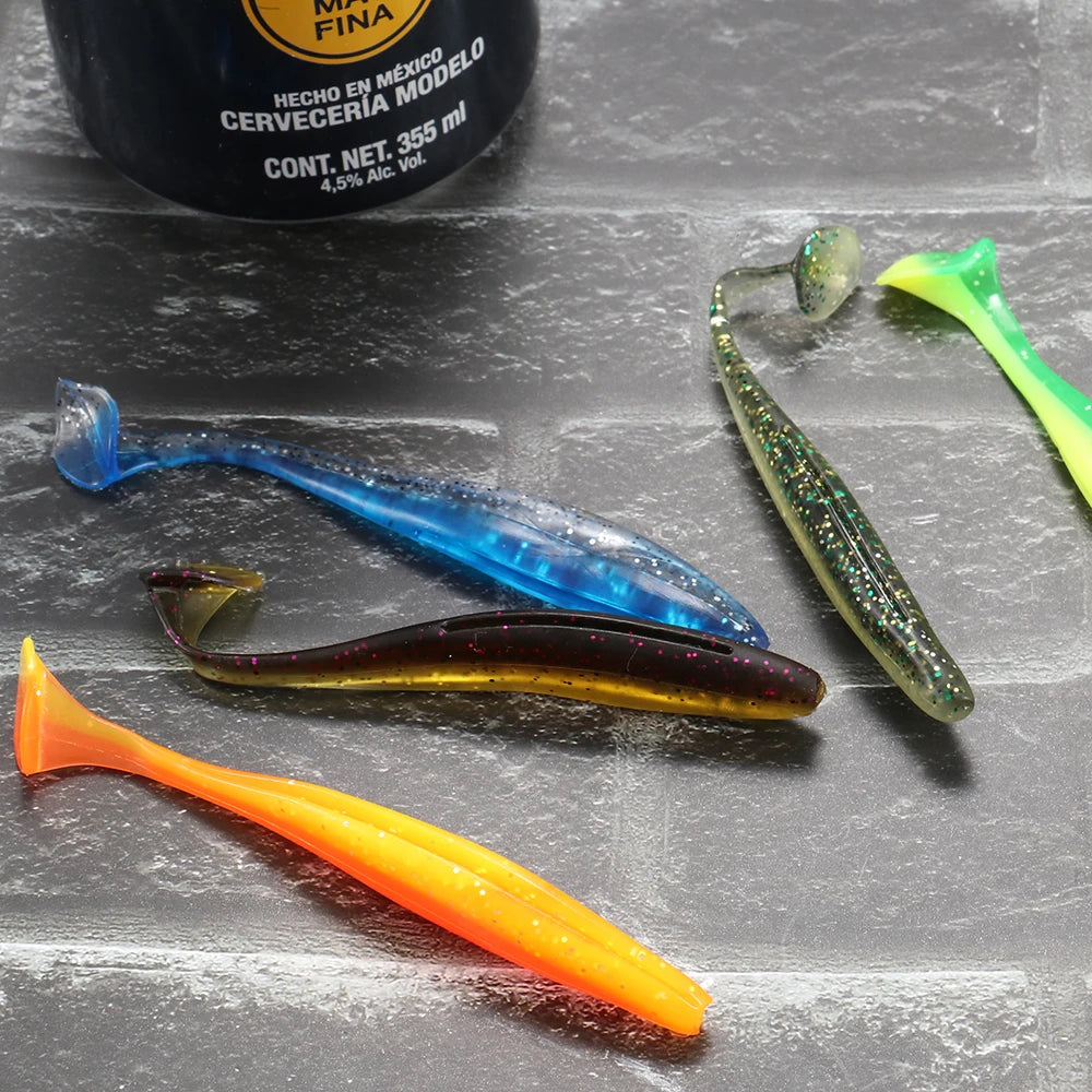 GOBAIT T-Tail Worm and Jig Head Kit