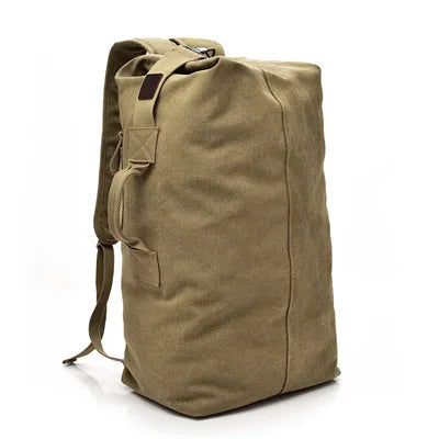 High-quality canvas mountaineering backpack