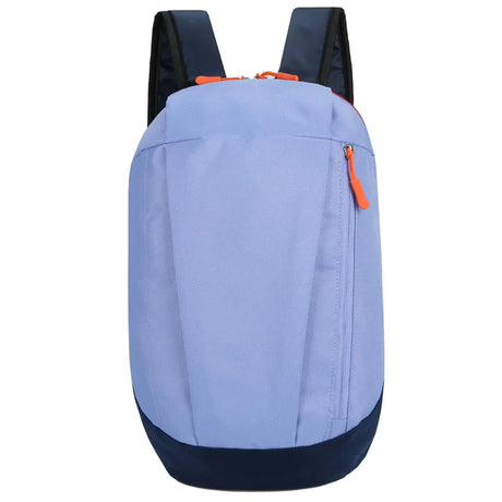 Light blue lightweight hiking backpack front view
