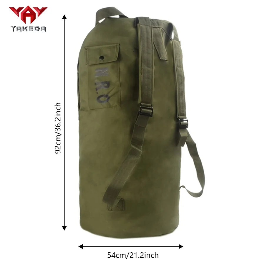 Outdoor climbing backpack – back straps detail