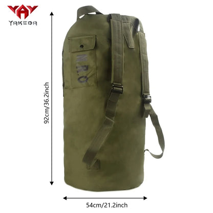 Outdoor climbing backpack – back straps detail