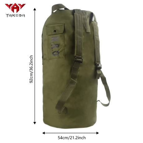 Outdoor climbing backpack – back straps detail