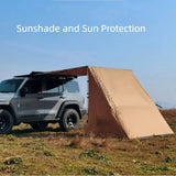 Outdoor Car Side Tent, Expansion Accessories, Shelter with Windows, Side Arrangement of Bags, Projection Screen Tent