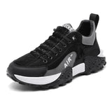 2025 Men’s Platform Sneakers – Vulcanized Casual Running Shoes, Large Size Trendy Trainers