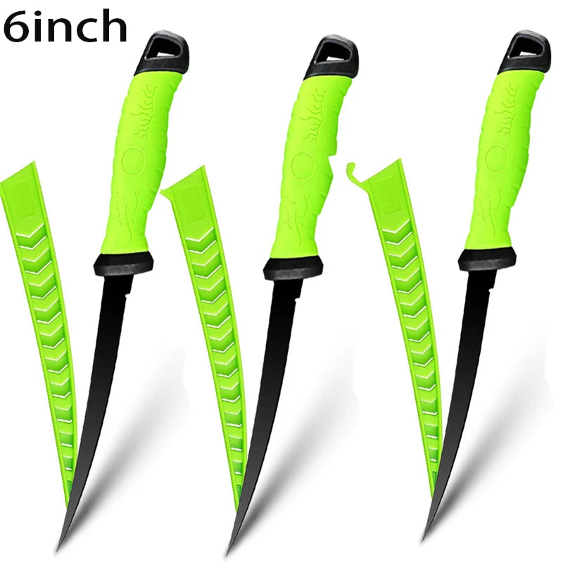 Stainless Steel Fillet & Boning Knife with Sheath