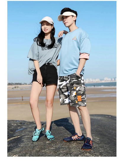 EOCENE Men Women Barefoot Outdoor Sports Aqua Shoes Quick-dry Beach Swimming Fitness Wading Hiking Cycling Water Sneakers Shoes