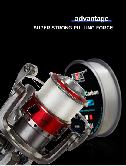 FTK Fluorocarbon Coated Line 100m (4-34 lb)
