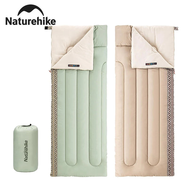 Naturehike L150 Sleeping Bag for Adults 3 Season Ultraligt Outdoor Camping Sleeping Bag Travel Warm Envelope Sleeping Bag