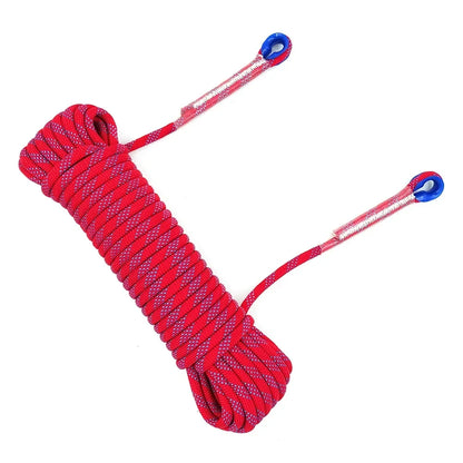 8mm Safety Life Rope Climbing Rope Static Rock Mountaineering Rope Outdoor Survival Fire Escape Car Rescue 10m 20m 30m 40m