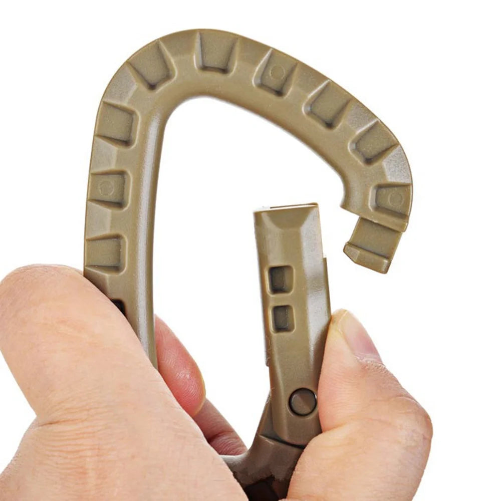 5pcs Tac Link Molle Belt D Buckle Clip ITW Keychain Outdoor Backpack Carabiner Hook Camping Climbing Equipment EDC Multi Tool