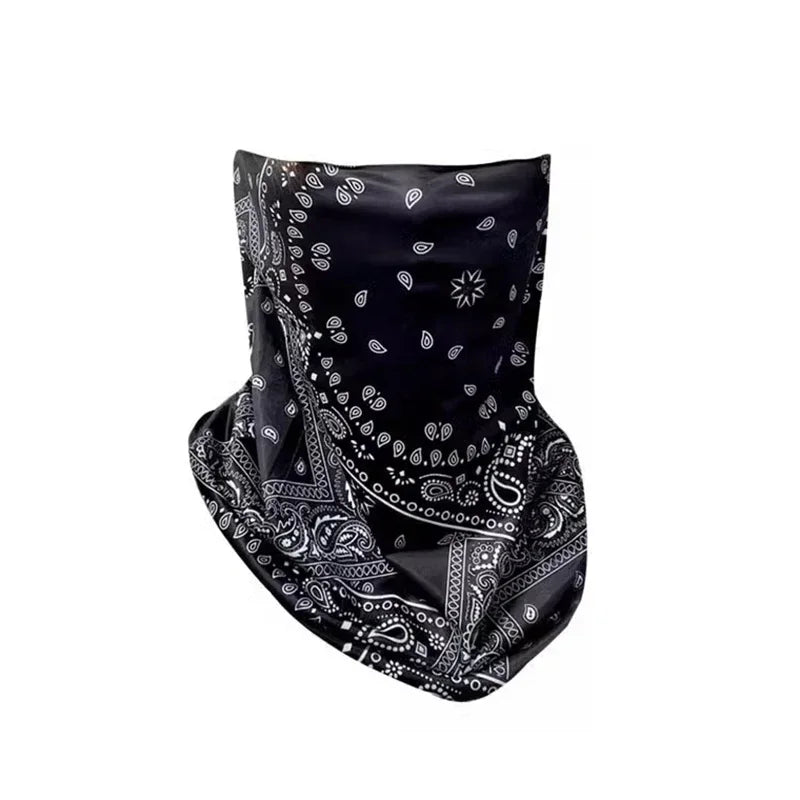 Moda Punk Unisex Summer Solar Protector Mask UV Protection Hip Hop Sports Face Neck Scarf Ear Cover for Men Women