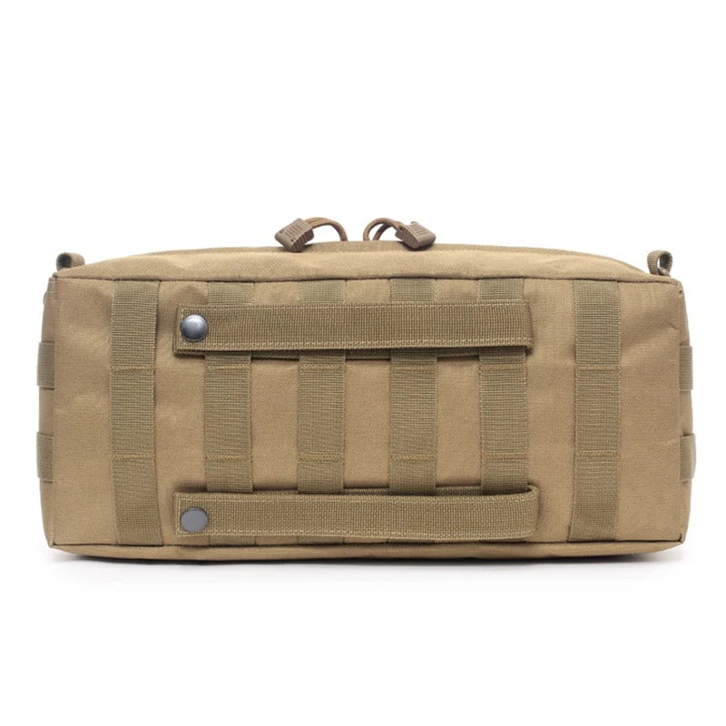 Tactical Pouch Molle EDC Nylon Waterproof Hunting Bag Sports Fishing Waist Pack Travel Camping Hunting Cross-body Shoulder Bag
