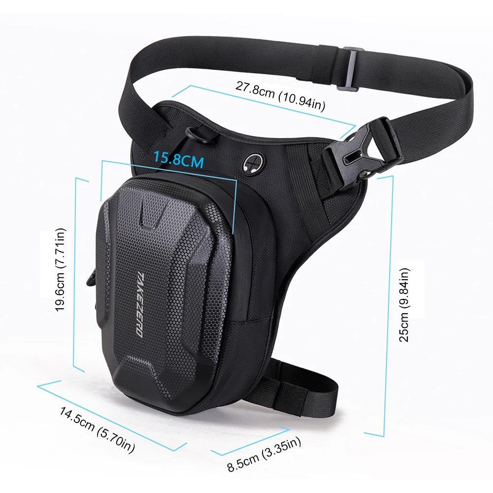 Motorcycle Leg Side Bag Travel Bag Waterproof Motorbike Waist Leg Bag Outdoor Sports Casual Fanny Pack Men Women Hip Bum Pack