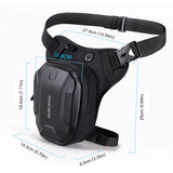 Motorcycle Leg Side Bag Travel Bag Waterproof Motorbike Waist Leg Bag Outdoor Sports Casual Fanny Pack Men Women Hip Bum Pack