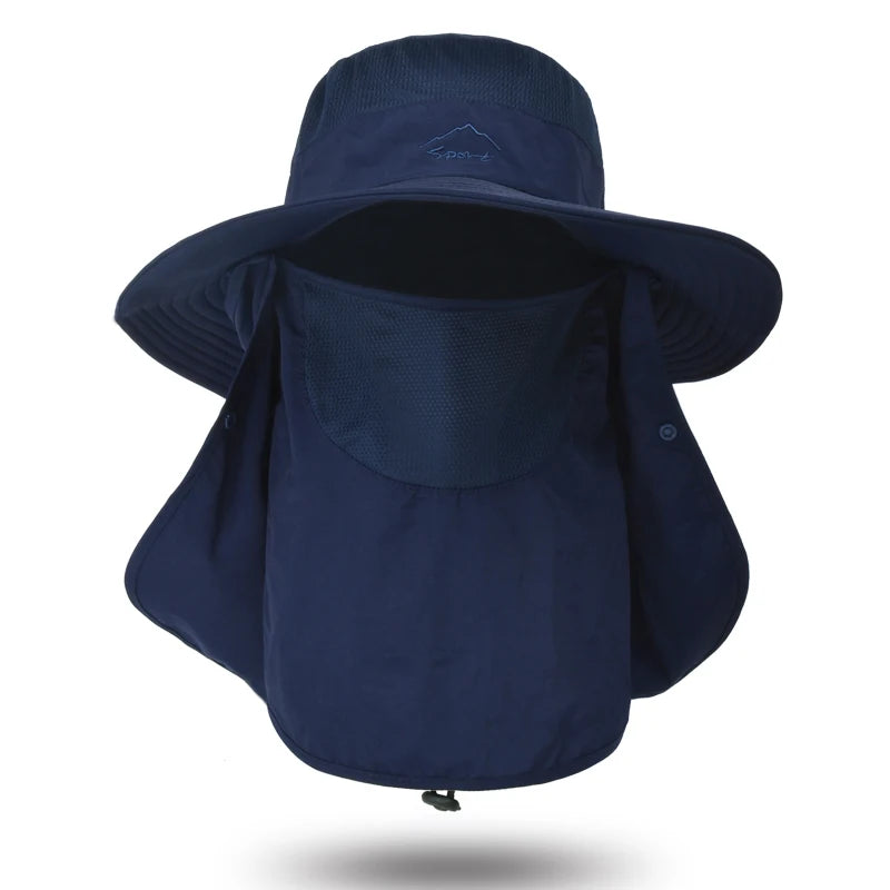 Breathable Fishing Sun Hat with Face Cover