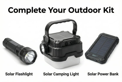 Solar Powered Camping Lantern with Ultra Long Battery Life for Outdoor Tent Emergency Lighting Home Use