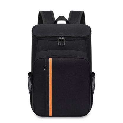 Large Insulated Cooler Backpack, Portable Water Repellent Thermal Food Bag with Double Zippers for Outdoor Picnic Camping Travel