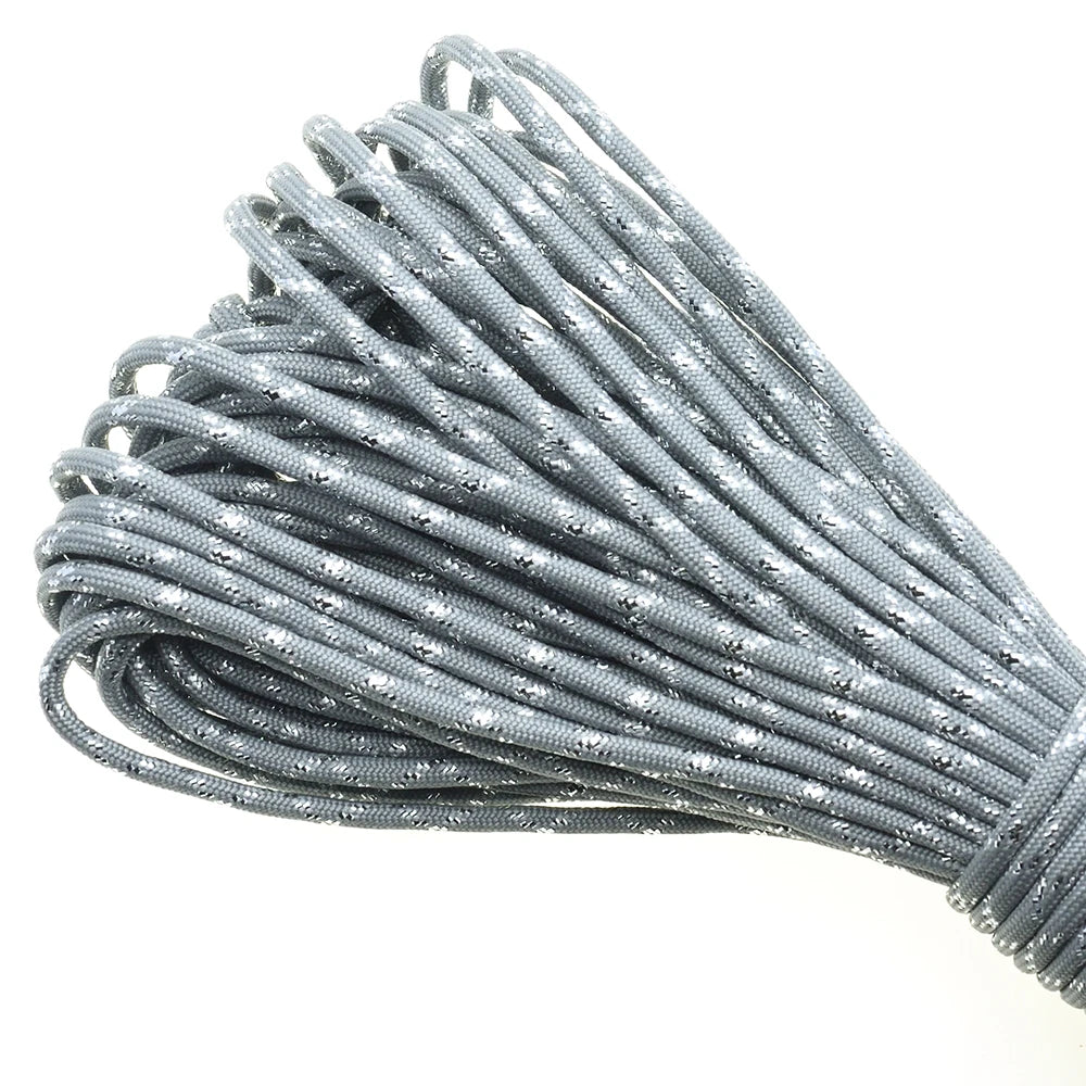 Gold & Silver 550 Paracord – Type III, 100ft, 19 Colors