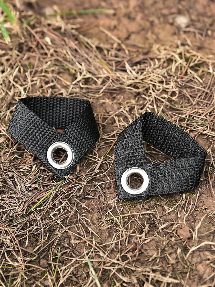 5pcs Outdoor Canopy Pole Fixing Buckle Camping Pole Holder Tent Awning Accessories Webbing Buckle Fixing Buckle Multitool