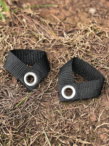 5pcs Outdoor Canopy Pole Fixing Buckle Camping Pole Holder Tent Awning Accessories Webbing Buckle Fixing Buckle Multitool