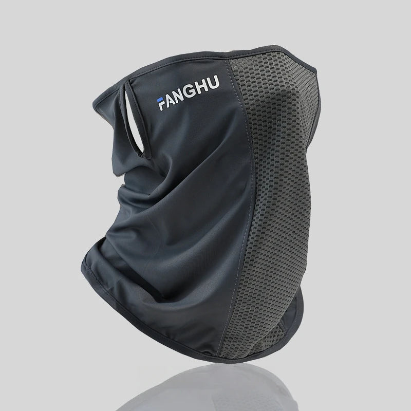 Mesh Breathable Ear Loop Neck Gaiter Elastic Sunscreen Anti-UV Face Covering Thin Sports for Men Women