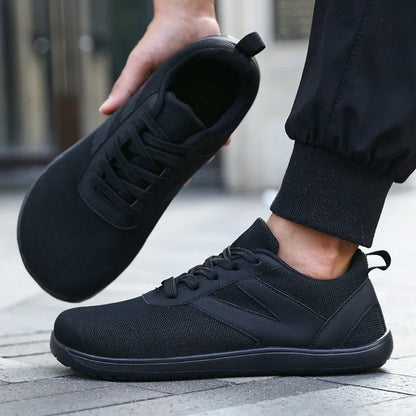 Unisex Wide Toe Barefoot Shoes – Lightweight Minimalist Running, Hiking & Walking Sneakers