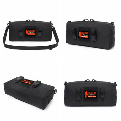 Tactical Pouch Molle EDC Nylon Waterproof Hunting Bag Sports Fishing Waist Pack Travel Camping Hunting Cross-body Shoulder Bag