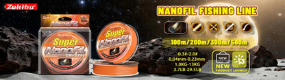 ZUKIBO 99% Fluorocarbon Fishing Line 100m