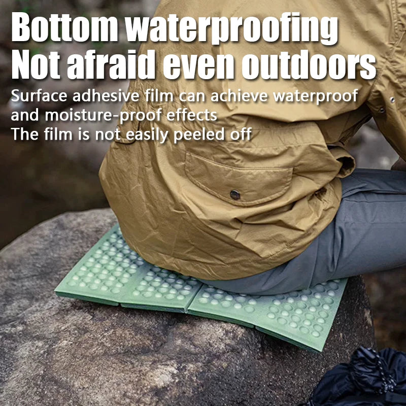 Portable Lightweight Mini Waterproof Mat Camping Foam Mat Foldable Kneeling Mat Comfortable Seat Cushion for Outdoor Activities