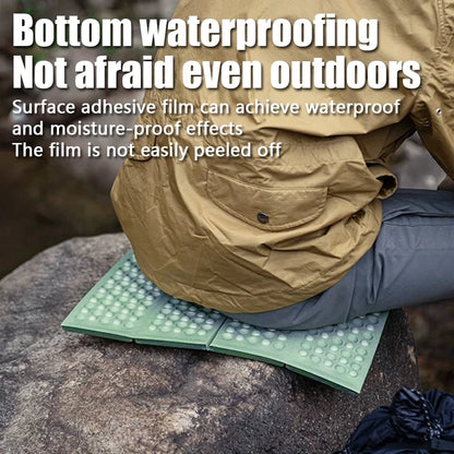 Portable Lightweight Mini Waterproof Mat Camping Foam Mat Foldable Kneeling Mat Comfortable Seat Cushion for Outdoor Activities