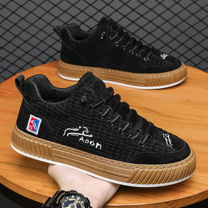 Men’s Designer Casual Sneakers – Comfort Platform Vulcanized Shoes, Fashion Streetwear Trainers