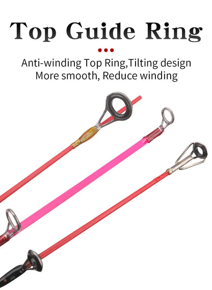 Mini Telescopic Ice Fishing Rod with 3 Tips