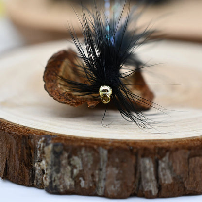 MNFT Black Beadhead Woolly Buggers (10 Pack)
