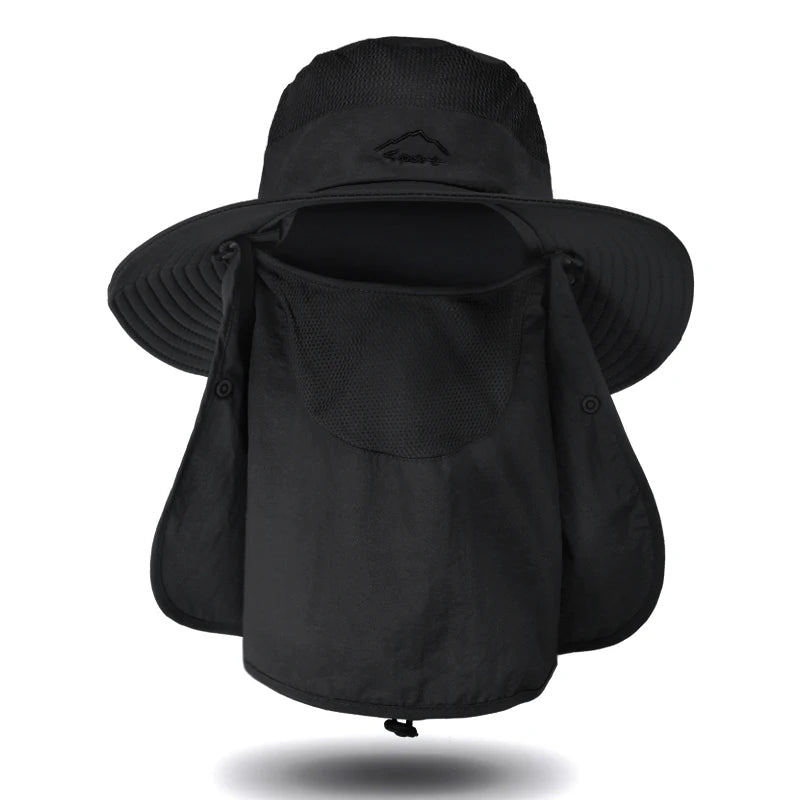Breathable Fishing Sun Hat with Face Cover