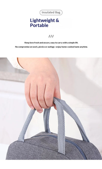 Insulated Lunch Bag Insulation Bento Pack Aluminum Foil Rice Bag Meal Pack Ice Pack Student Bento Lunch Handbag Insulation