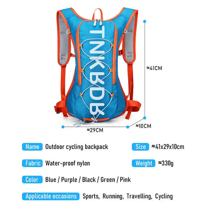 ThinkRider Cycling Backpack 12L Bicycle Bags Outdoor Sport Climbing Hiking MTB Road Bike Hydration Backpack