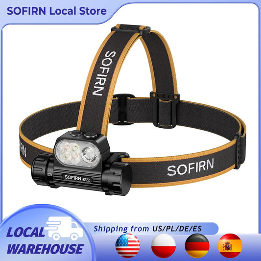 Sofirn HS22 Headlamp – 2500lm, 18650, Adjustable 2700–6000K
